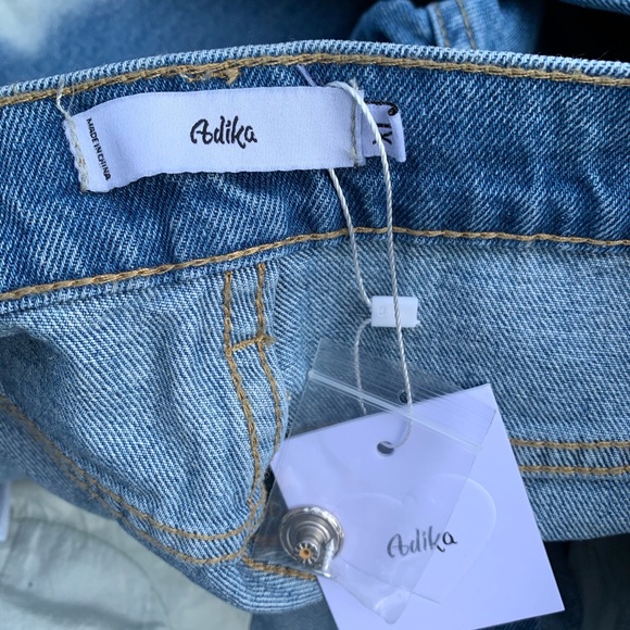 Adika heart loose denim jeans sz 32 - Picture 5 of 5